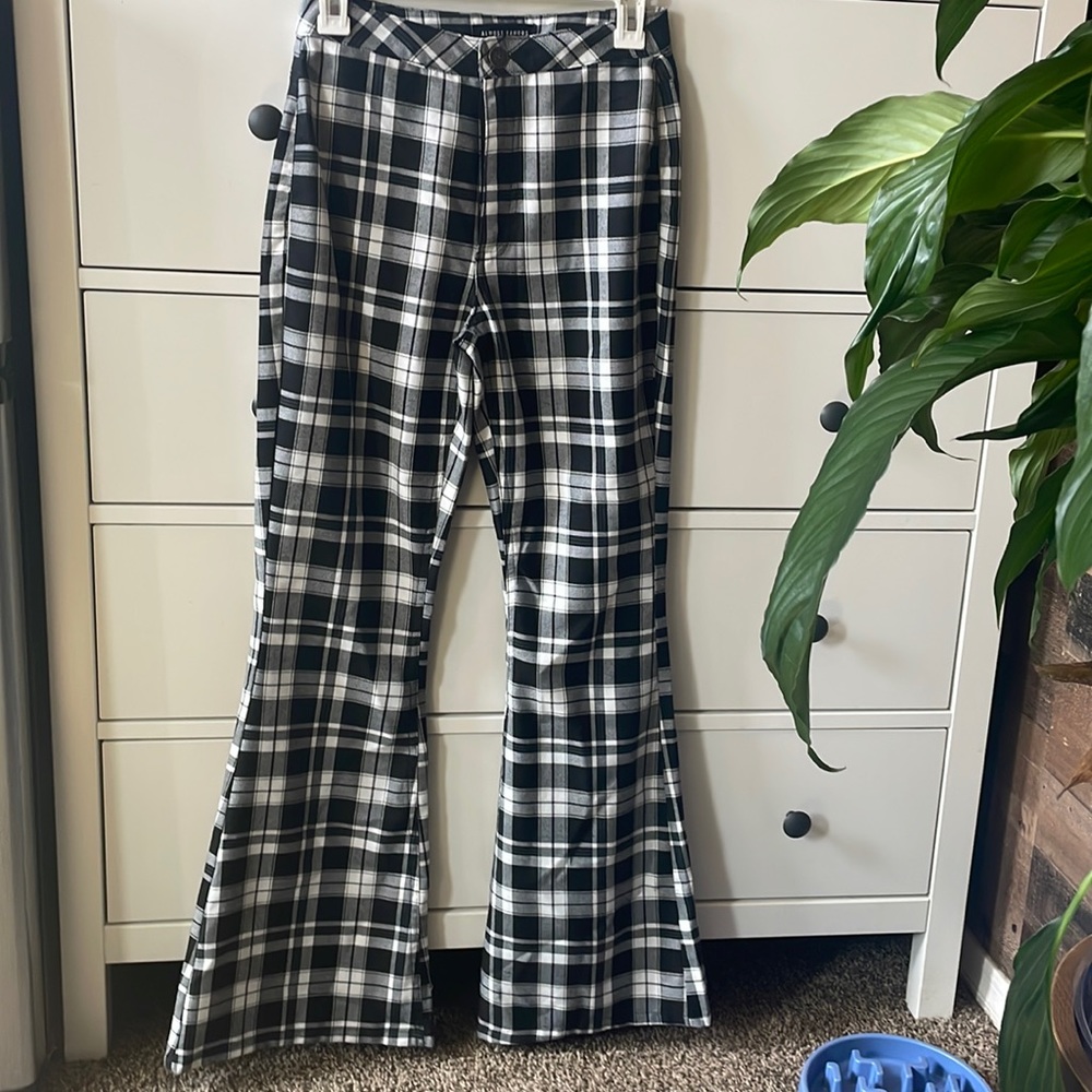 plaid bellbottoms